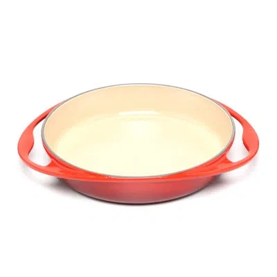 Le Creuset Enameled Cast Iron Tart Tatin Dish In Cerise