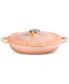 Le Creuset Enameled Cast Signature 2.25 Qt. Petal Braiser In Peche