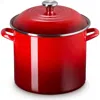 Le Creuset Enameled Stainless Steel Stockpot In Red