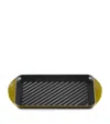 Le Creuset Enamelled Cast Iron Rectangular Grill Pan In Green