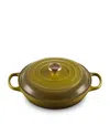 Le Creuset Enamelled Cast Iron Shallow Casserole Dish In Green