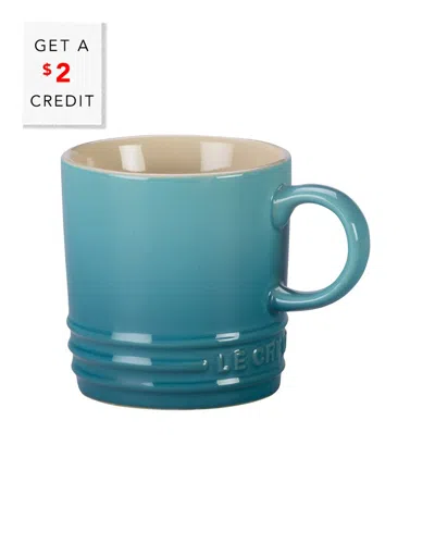 Le Creuset Espresso Mug With $2 Credit In Blue