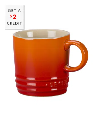 Le Creuset Espresso Mug With $2 Credit In Orange