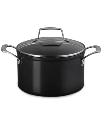 Le Creuset Essential Non-stick Ceramic Stockpot With Glass Lid, 4-quarts In No Color