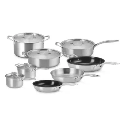 Le Creuset Essential Stainless Steel 13-piece Cookware Set