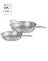 Le Creuset Essential Stainless Steel 2pc Frying Pan Set With $15 Credit