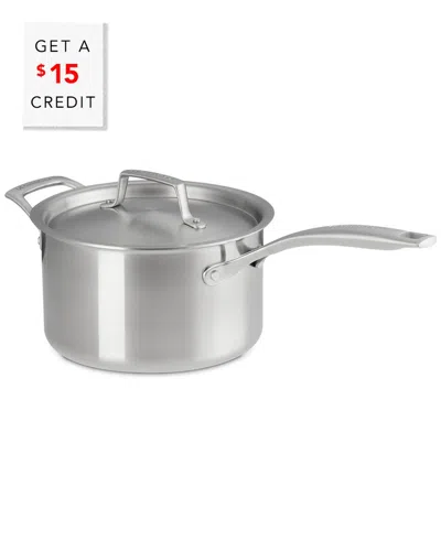 Le Creuset Essential Stainless Steel 4qt Saucepan With $15 Credit