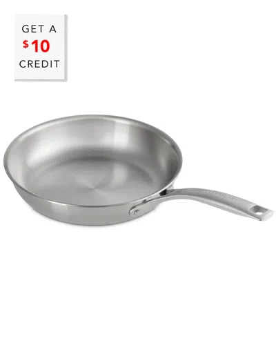 Le Creuset Essential Stainless Steel Frying Pan With $10 Credit In Gray