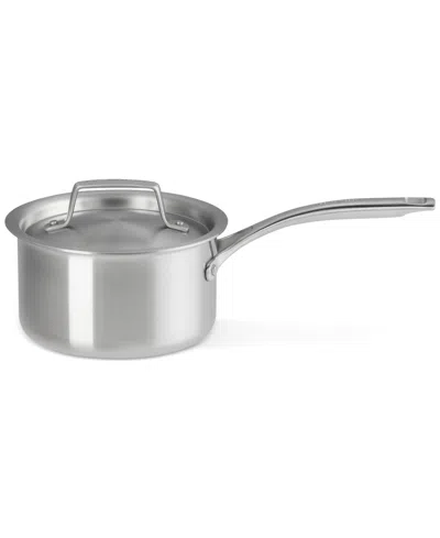 Le Creuset Essential Stainless Steel Round Saucepan With Lid, 2 Qt. In Metallic