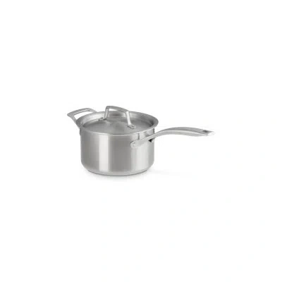 Le Creuset Essential Stainless Steel Round Saucepan With Lid, 4 Qt.