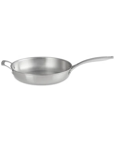LE CREUSET ESSENTIAL STAINLESS STEEL SHALLOW ROUND FRYING PAN, 11"