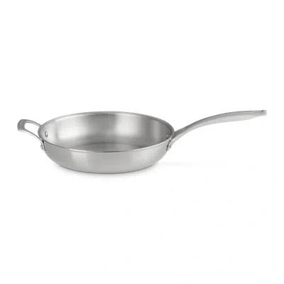 Le Creuset Essential Stainless Steel Shallow Round Frying Pan, 11 In.