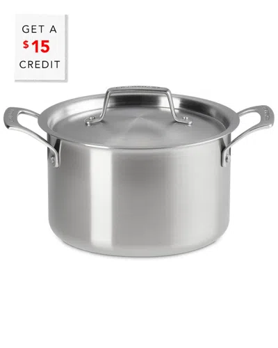 Le Creuset Essential Stainless Steel Stockpot With $15 Credit