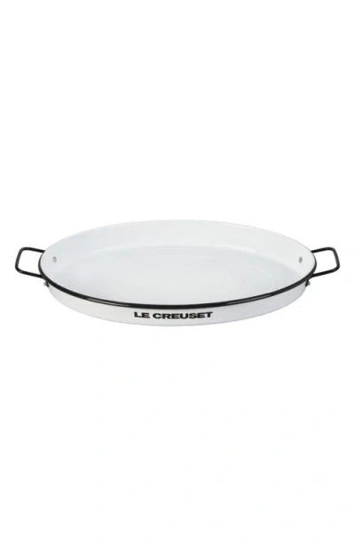 Le Creuset Everyday Enamelware Serving Tray In White