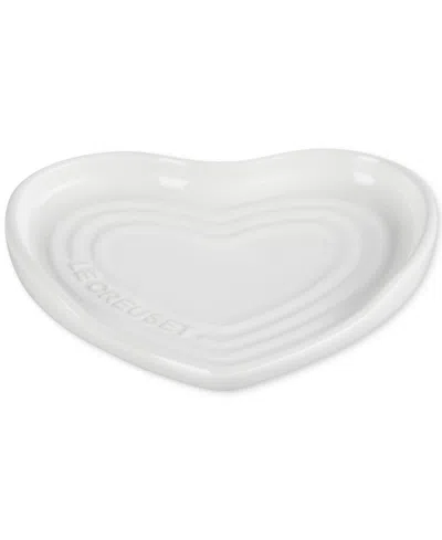 LE CREUSET FIGURAL HEART COLLECTION STONEWARE HEART SPOON REST
