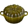 Le Creuset Figural Pumpkin Mini Baking Dish In Olive