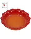 Le Creuset 9" Stoneware Pie Dish In Flame