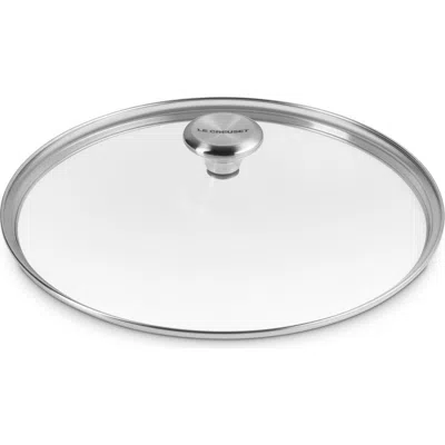 Le Creuset Glass Lid With Knob In Grey