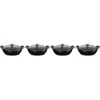 Le Creuset Enameled Cast Iron 4-pc. Covered Mini Round Braiser Set In Matte Black
