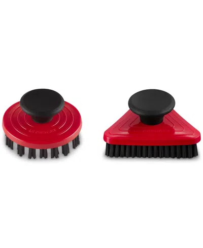 LE CREUSET GRILL PAN NYLON CLEANING BRUSHES, SET OF 2
