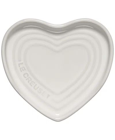 Le Creuset Heart Shaped Spoon Rest In White
