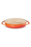 Le Creuset Enameled Cast Iron Traditional Round 2.2-qt. Tatin Dish In Orange