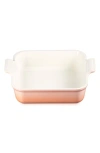 Le Creuset Heritage Square Dish With $5 Credit In Peche