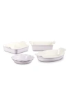 Le Creuset Heritage 4-piece Bakeware Set In Shallot