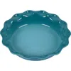 Le Creuset 9" Stoneware Pie Dish In Caribbean