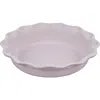 Le Creuset Heritage 9-inch Stoneware Pie Dish In Shallot