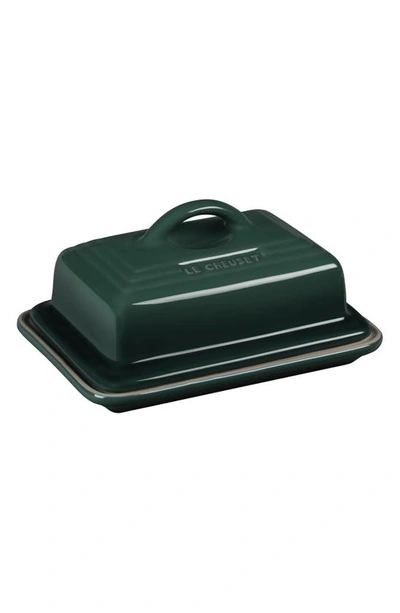 Le Creuset Heritage Butter Dish In Artichaut