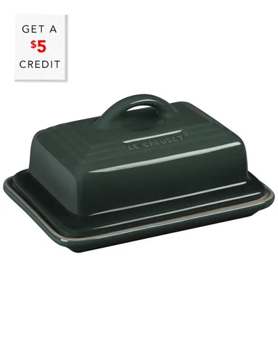 LE CREUSET LE CREUSET HERITAGE BUTTER DISH WITH $5 CREDIT