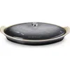 Le Creuset Heritage Covered Stoneware Fish Baker In Gray
