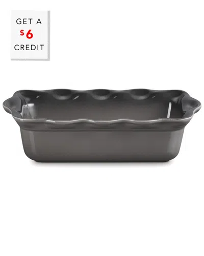 Le Creuset Heritage Fluted Loaf Pan With $6 Credit