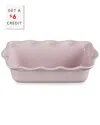 Le Creuset Heritage Stoneware 9-inch Fluted Loaf Pan