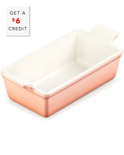 Le Creuset Heritage Loaf Pan With $6 Credit In Pink