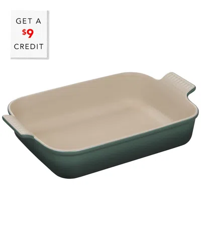 Le Creuset Heritage Rectangular Dish With $9 Credit In Gray