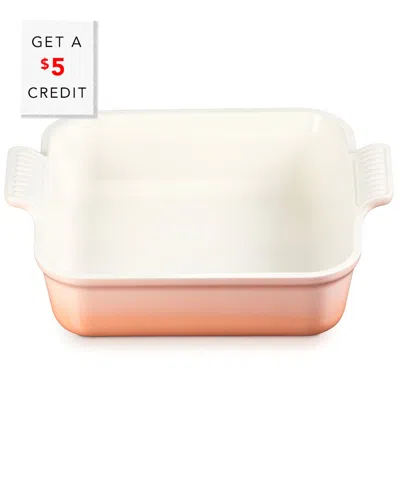 Le Creuset Heritage Square Dish With $5 Credit In Orange
