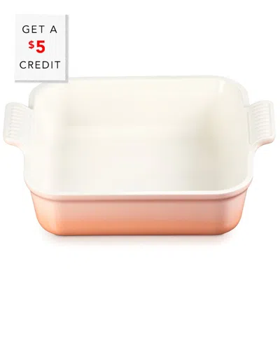 LE CREUSET LE CREUSET HERITAGE SQUARE DISH WITH $5 CREDIT