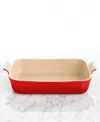Le Creuset Heritage Stoneware 12" X 9" Rectangular Baking Dish In Red
