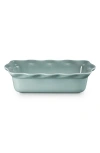 Le Creuset Heritage Stoneware 9-inch Fluted Loaf Pan In Sea Salt