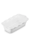 Le Creuset Heritage Stoneware 9-inch Fluted Loaf Pan In White