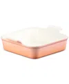 Le Creuset Heritage Square Dish With $5 Credit In Peche