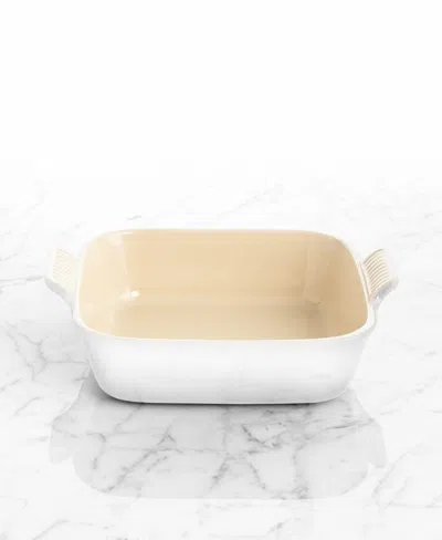 Le Creuset Heritage Stoneware 9" Square Baking Dish In White