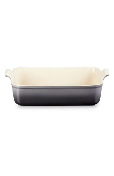 Le Creuset Heritage Stoneware Deep Lasagna Dish In Gray