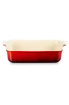 Le Creuset Heritage Stoneware Deep Lasagna Dish In Red