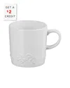 Le Creuset Holly 12oz London Mug With $2 Credit In White