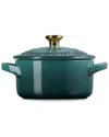 Le Creuset Stoneware Holly Collection 8-oz. Mini Cocotte