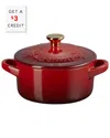 Le Creuset Figural Hearts 8 Oz. Two-piece Round Mini Cocotte Set