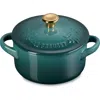 Le Creuset Stoneware Holly Collection 8-oz. Mini Cocotte In Artichaut